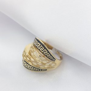 انگشتر طلا مدل ورساچه کد 1223