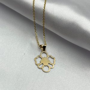آویز طلا مدل اسلیمی کد 1212