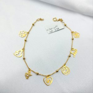 دستبند طلا مدل زنجیری کد 1581