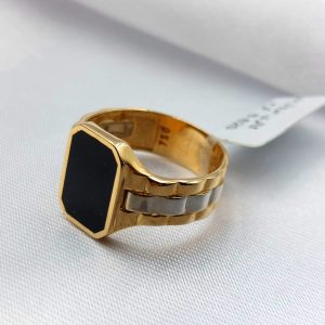 انگشتر طلا مدل مردانه کد 2229