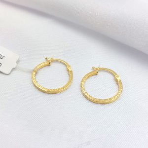 گوشواره طلا مدل دایره کد 2262
