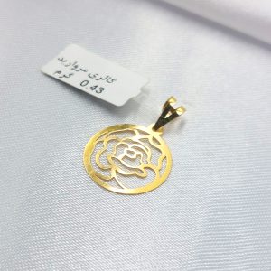 آویز طلا مدل مینیمال کد 3761
