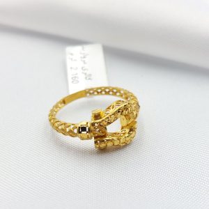 انگشتر طلا مدل فیوژن کد 3881