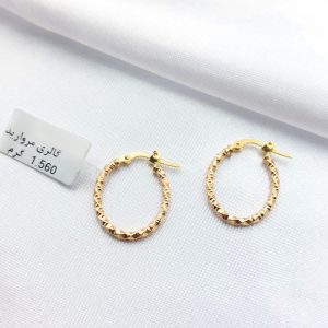 گوشواره طلا مدل مینیمال کد 2896
