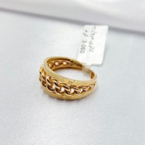 انگشتر طلا مدل پرتوفینو کد 2439