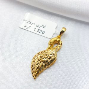 آویز طلا مدل قو کد 3852