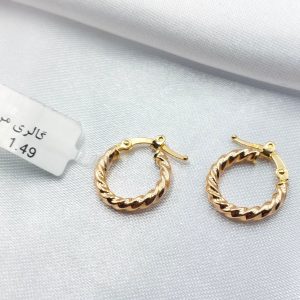 گوشواره طلا مدل مینیمال کد 4824
