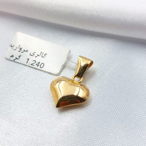 آویز طلا مدل قلب کد 2696