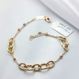 دستبند طلا مدل زنجیری کد 5265