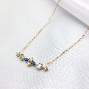 گردنبند طلا مدل مینیمال کد 5269
