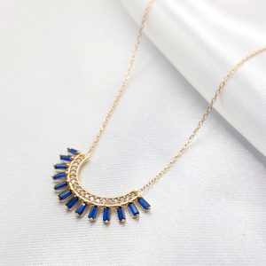 گردنبند طلا مدل مینیمال کد 5267