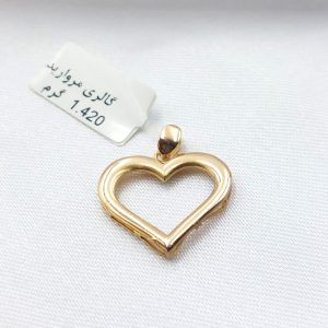 آویز طلا مدل قلب کد 5314
