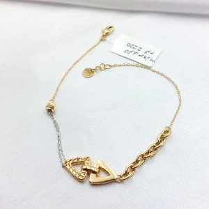 دستبند طلا مدل مینیمال کد 5981