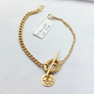 دستبند طلا مدل تیفانی کد 2476
