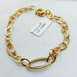 دستبند طلا مدل زنجیری کد 5536