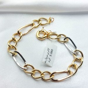دستبند طلا مدل زنجیری کد 6314