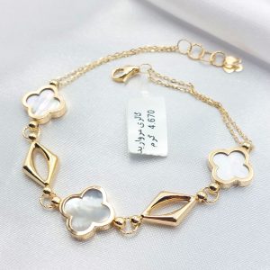 دستبند طلا مدل ونکلیف کد 6433