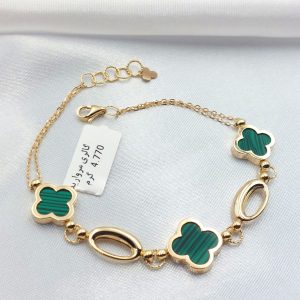 دستبند طلا مدل ونکلیف کد 6434