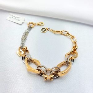 دستبند طلا مدل لوکس کد 6130