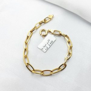 دستبند طلا مدل هرمس کد 5188