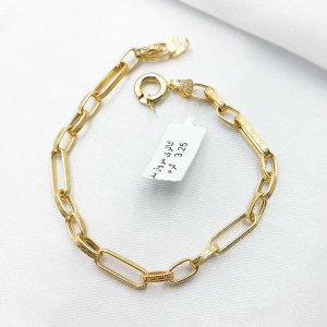 دستبند طلا مدل ورساچه کد 6578